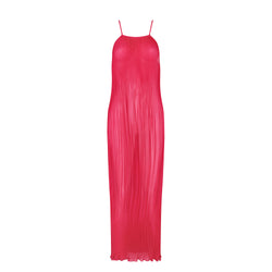 MAXI DRESS 100% POLYESTER FUCHSIA 368