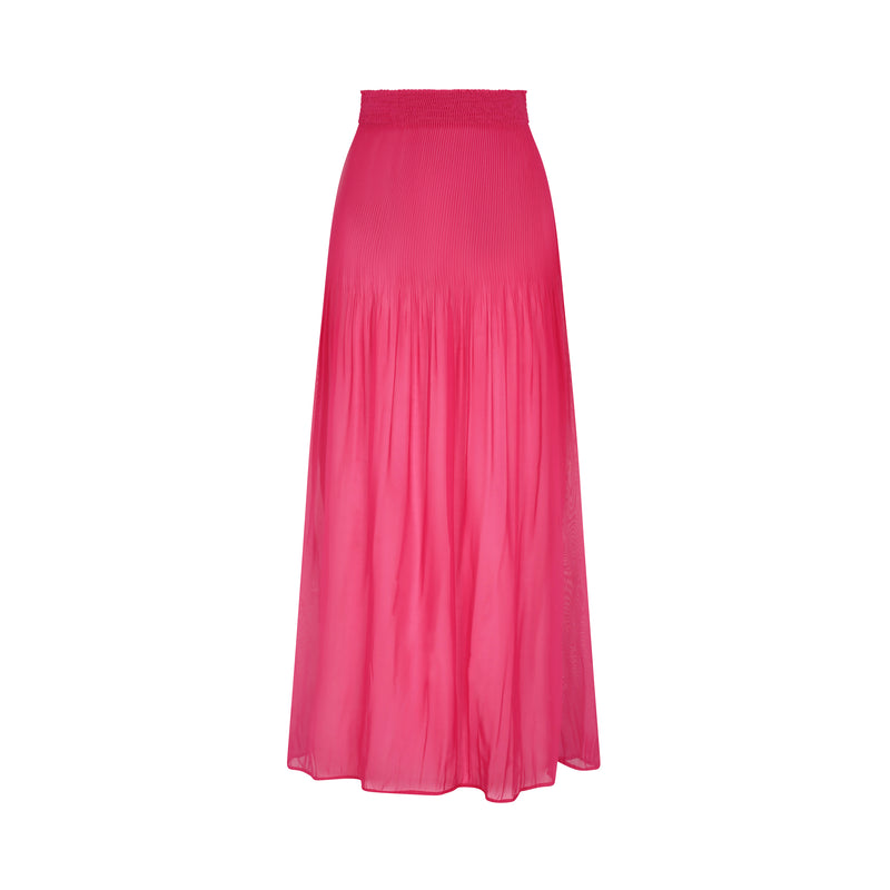 MAXI SKIRT 100% POLYESTER FUCHSIA 520