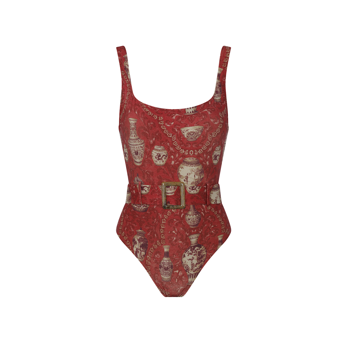 Classic Belted One Piece