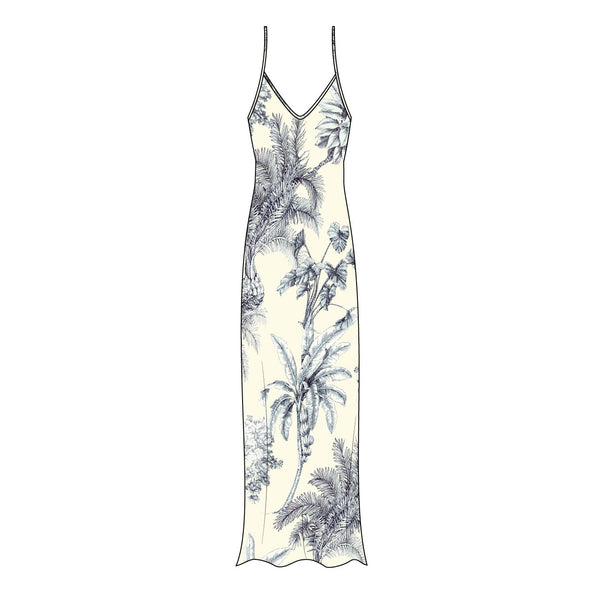 MIDI SLIP DRESS 100% SILK GRASSE 297