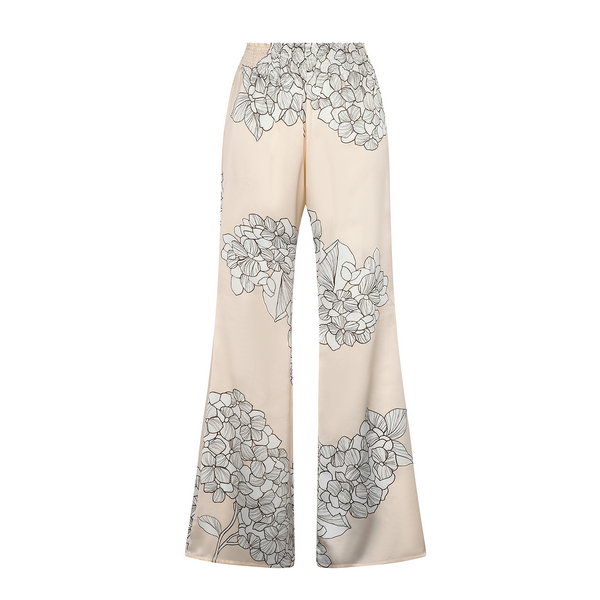 PANTS 100% SILK HORTENSE MAUVE 495