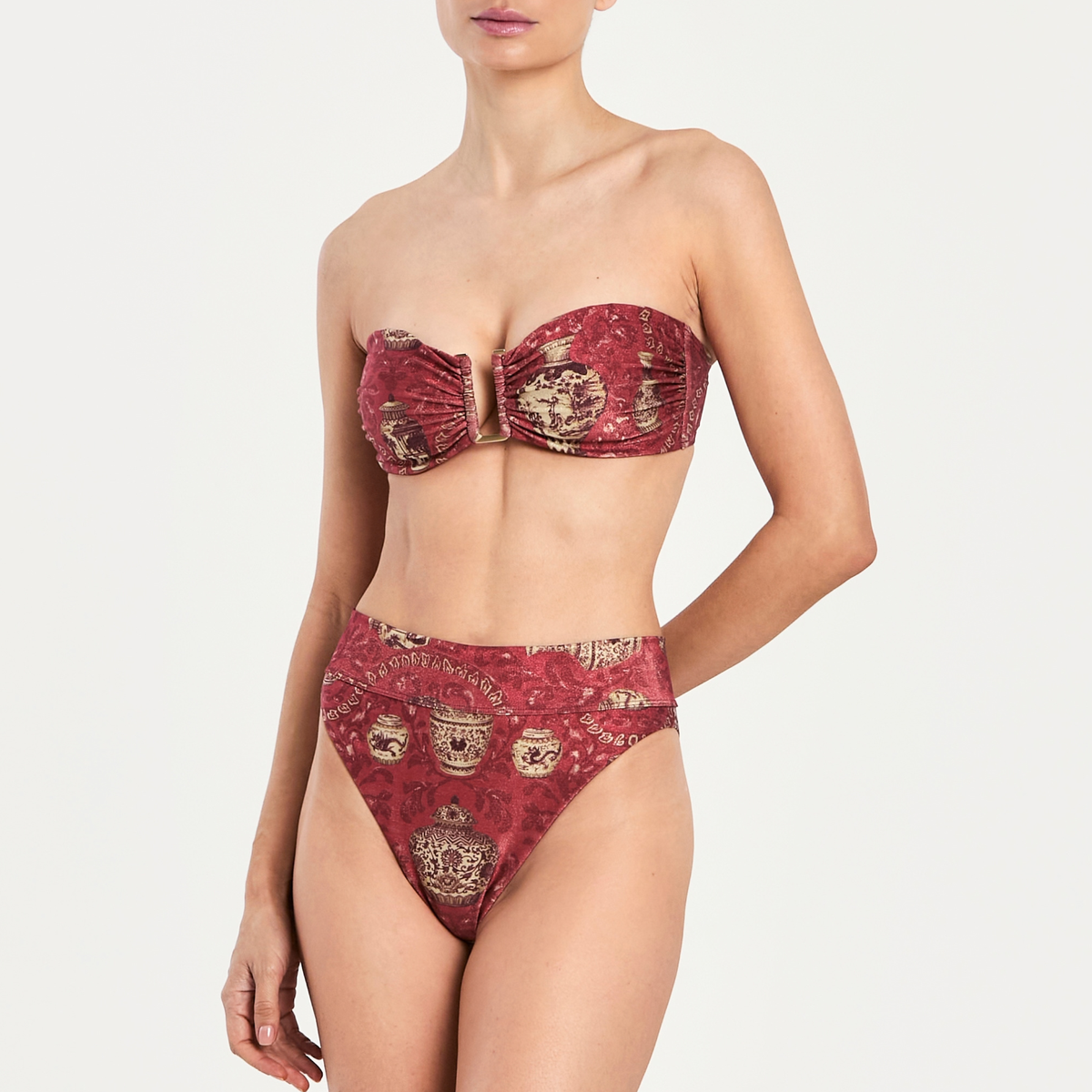 High Rise Bikini Bottom