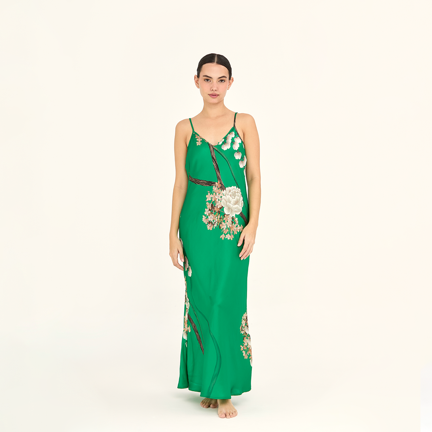Midi Slip Dress Jade