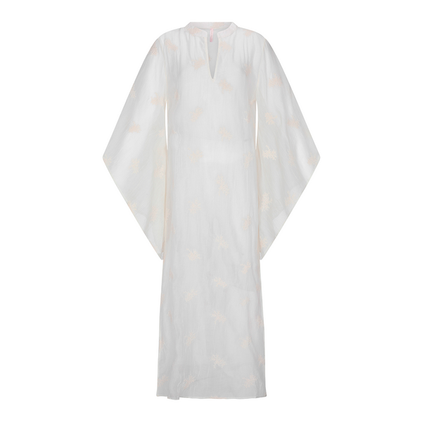 LONG KAFTAN COTTON VISCOSE LA PERLE 351