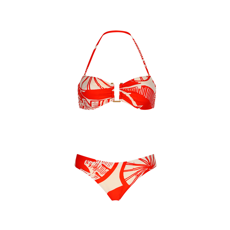 BANDEAU TOP RED LEMON 75