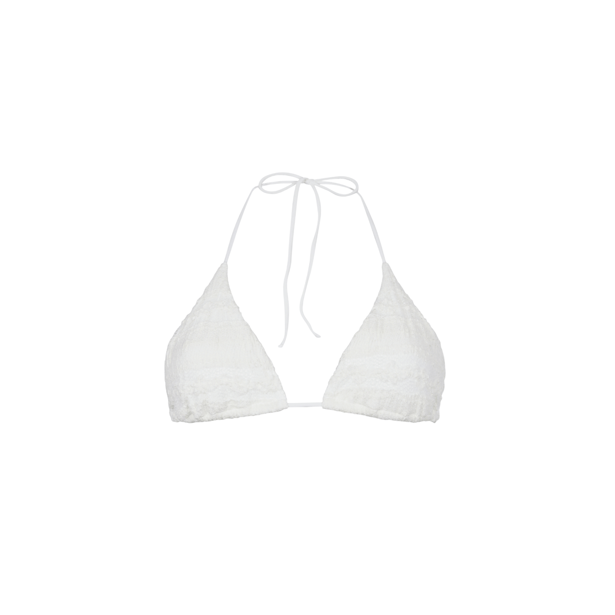 Triangle Top Lotus White