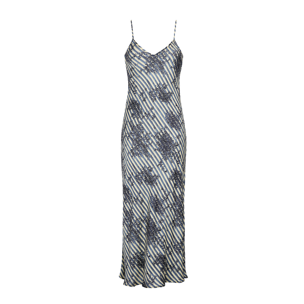 MIDI SLIP DRESS COTTON SILK MANDARIN 297