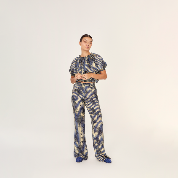 PANTS COTTON SILK MANDARIN 495