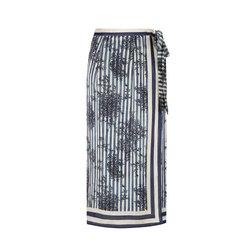 WRAP SKIRT COTTON SILK MANDARIN 527
