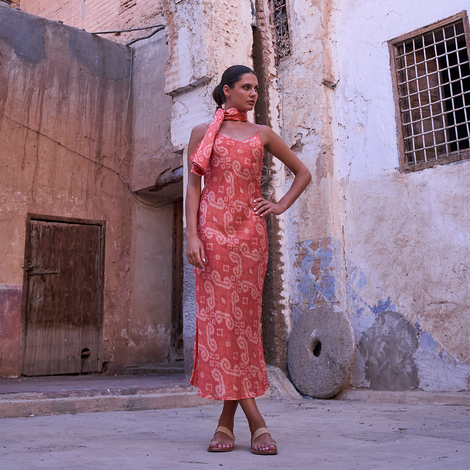 Midi Slip Dress Orangers