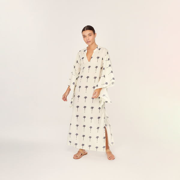 LONG KAFTAN 100% COTTON THE PALMS 351