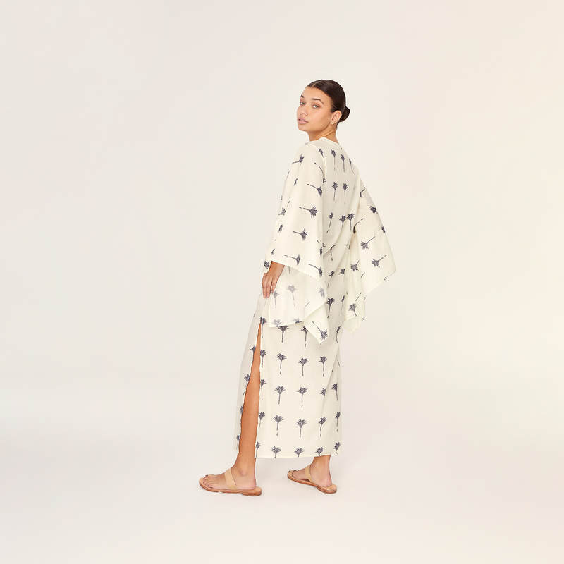 LONG KAFTAN 100% COTTON THE PALMS 351