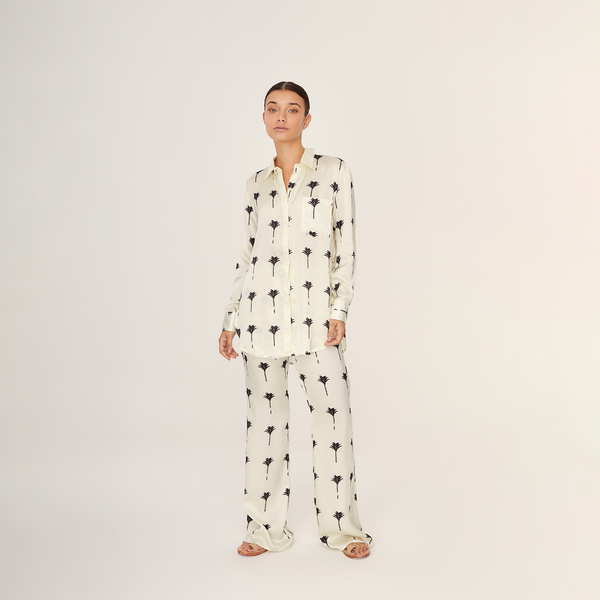PANTS 100% SILK THE PALMS 495