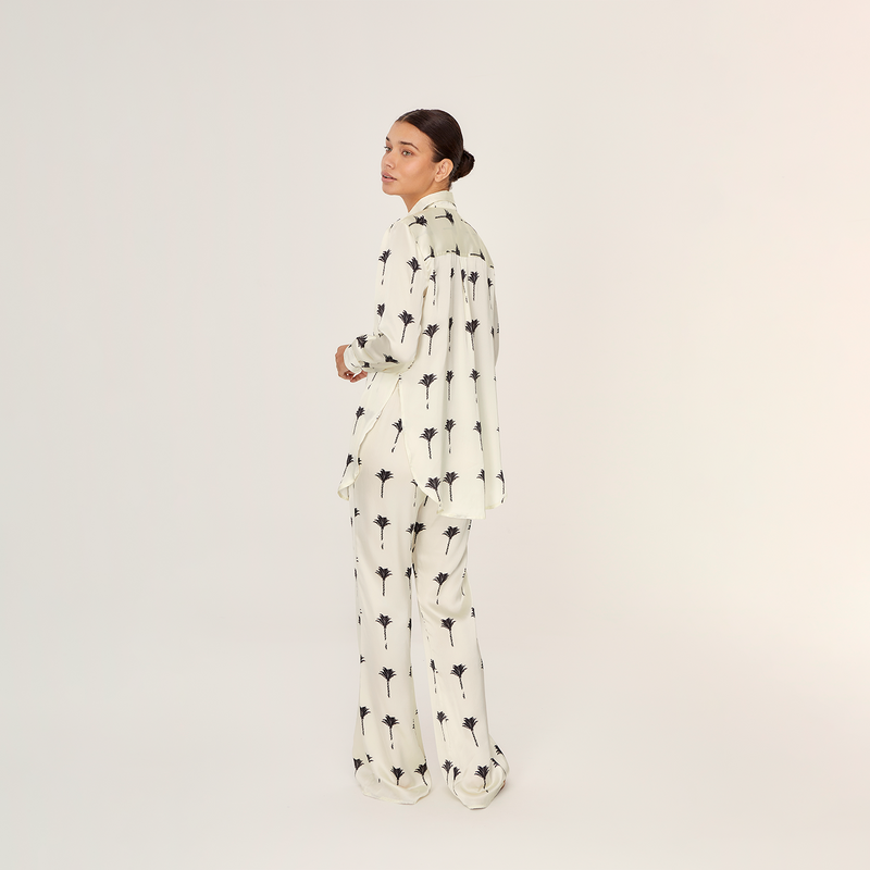 PANTS 100% SILK THE PALMS 495