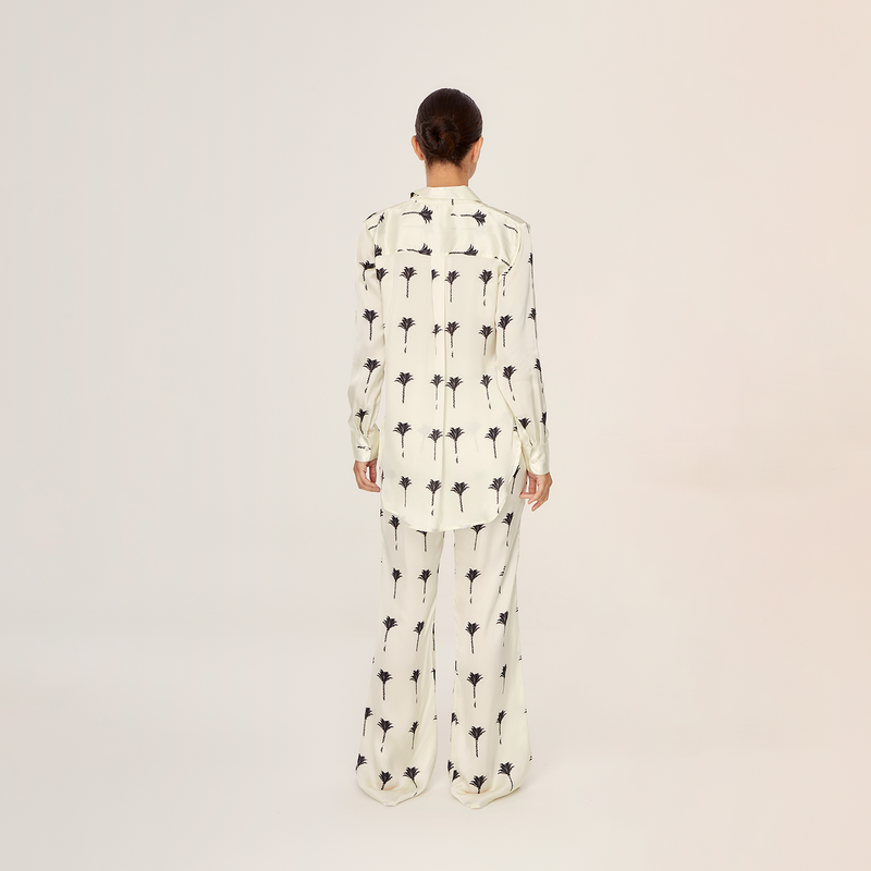 PANTS 100% SILK THE PALMS 495