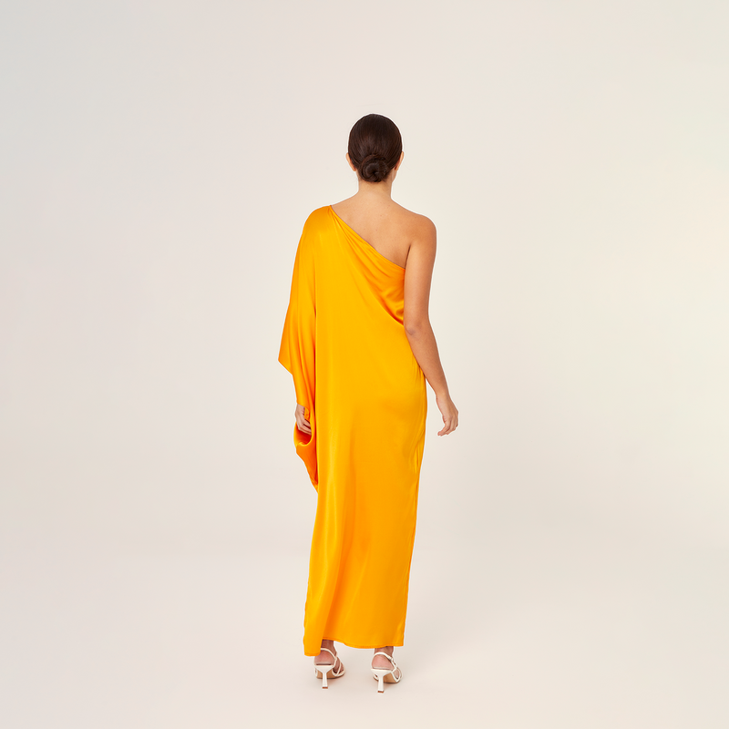 LONG TUNIC SILK ELASTANE PAPAYA 399