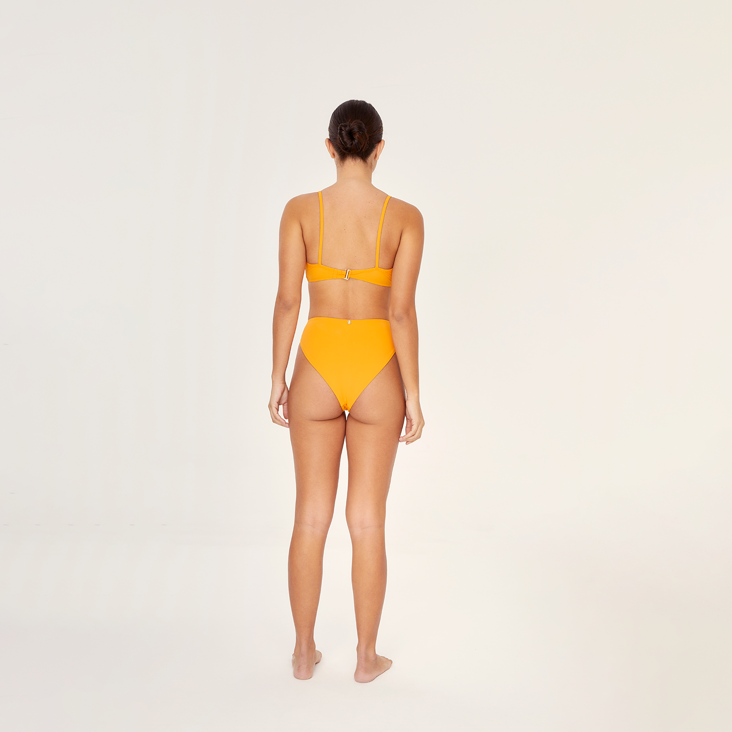 Short Bustier Top Papaya
