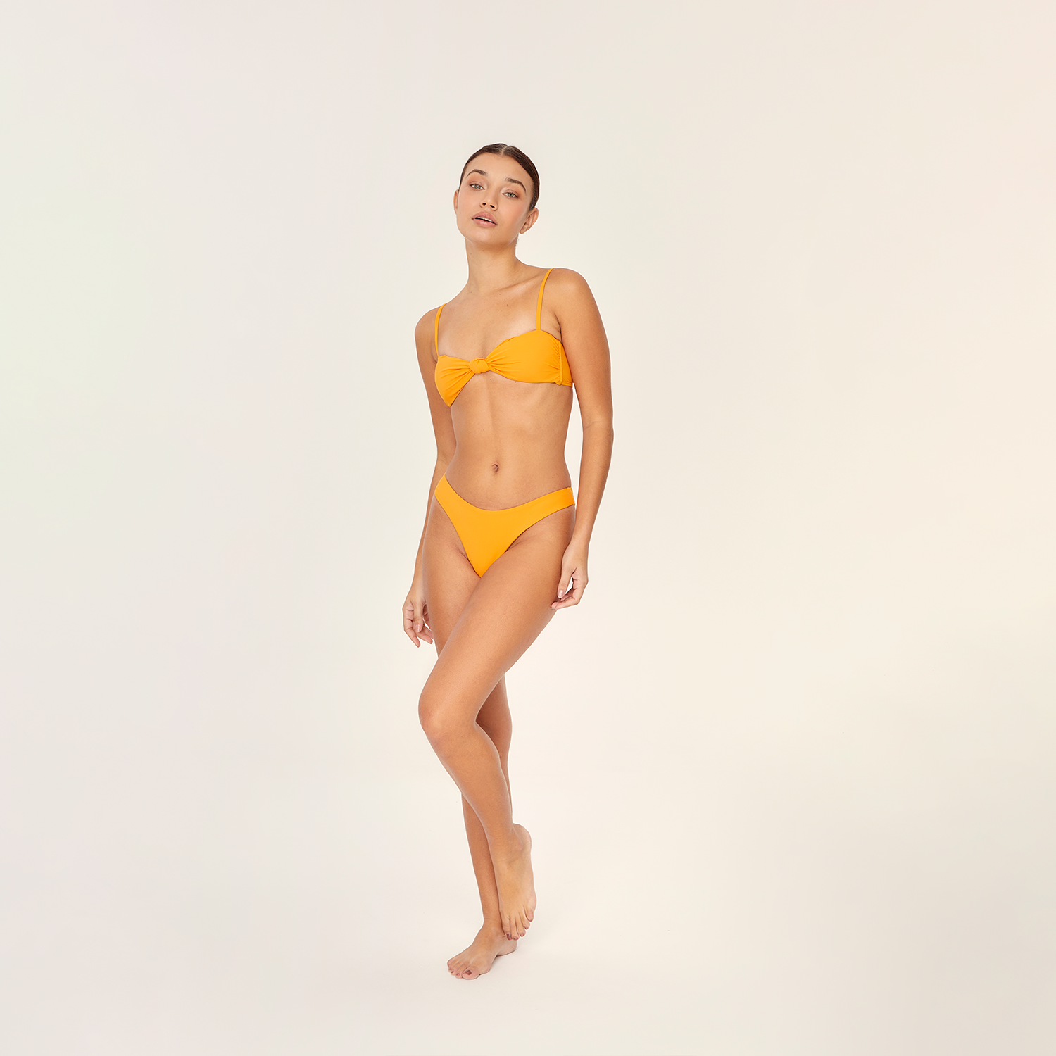 High Leg Bottom Papaya
