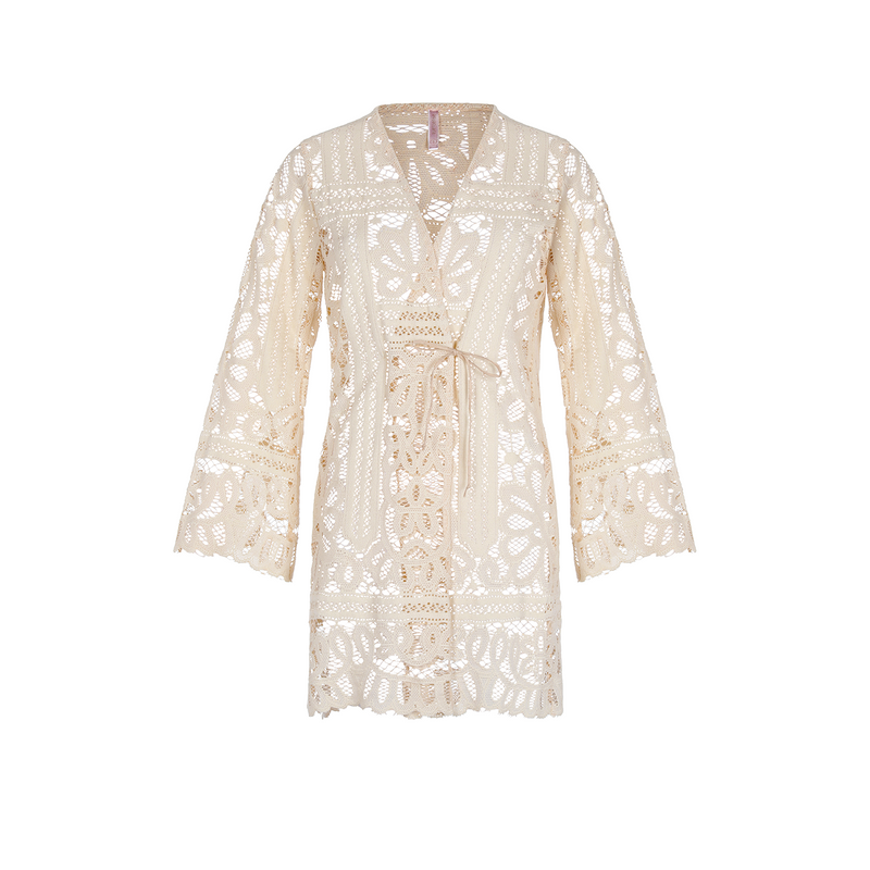 OPEN DRESS COTTON PA LA PERLE 288