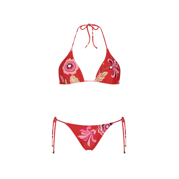 SIDE TIE BOTTOM POMEGRANATE 13
