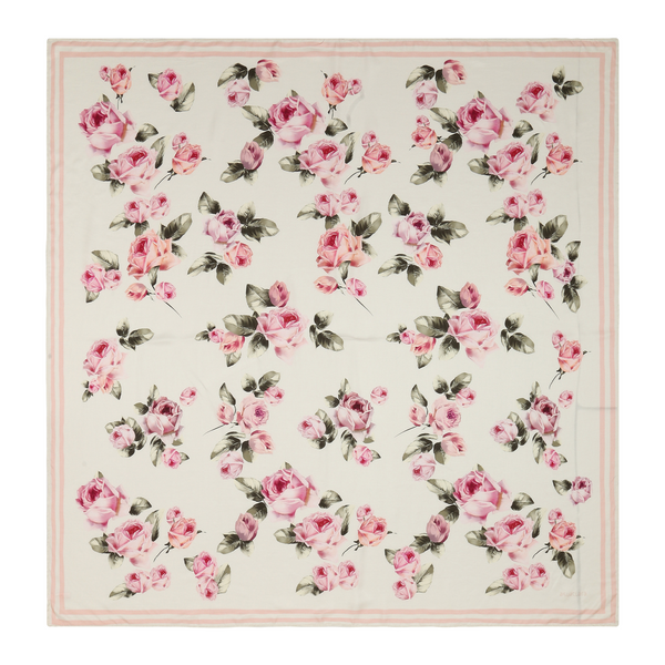 PAREO / SCARF SILK VISCOSE ROSE 500