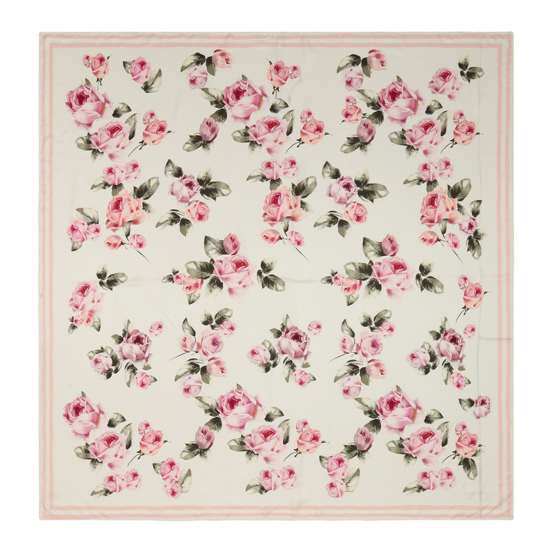 PAREO / SCARF SILK VISCOSE ROSE 500