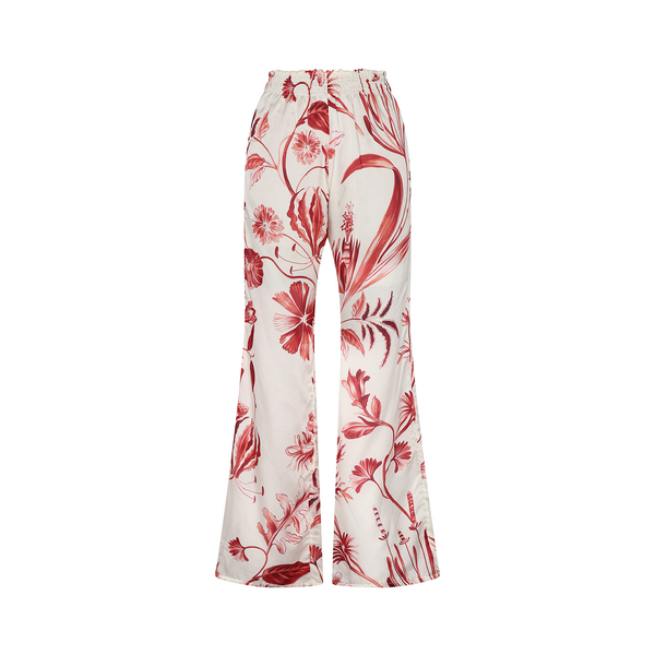 PANTS COTTON SILK ROUGE 495