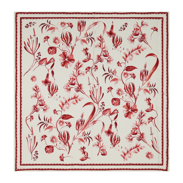 PAREO / SCARF SILK VISCOSE ROUGE 500