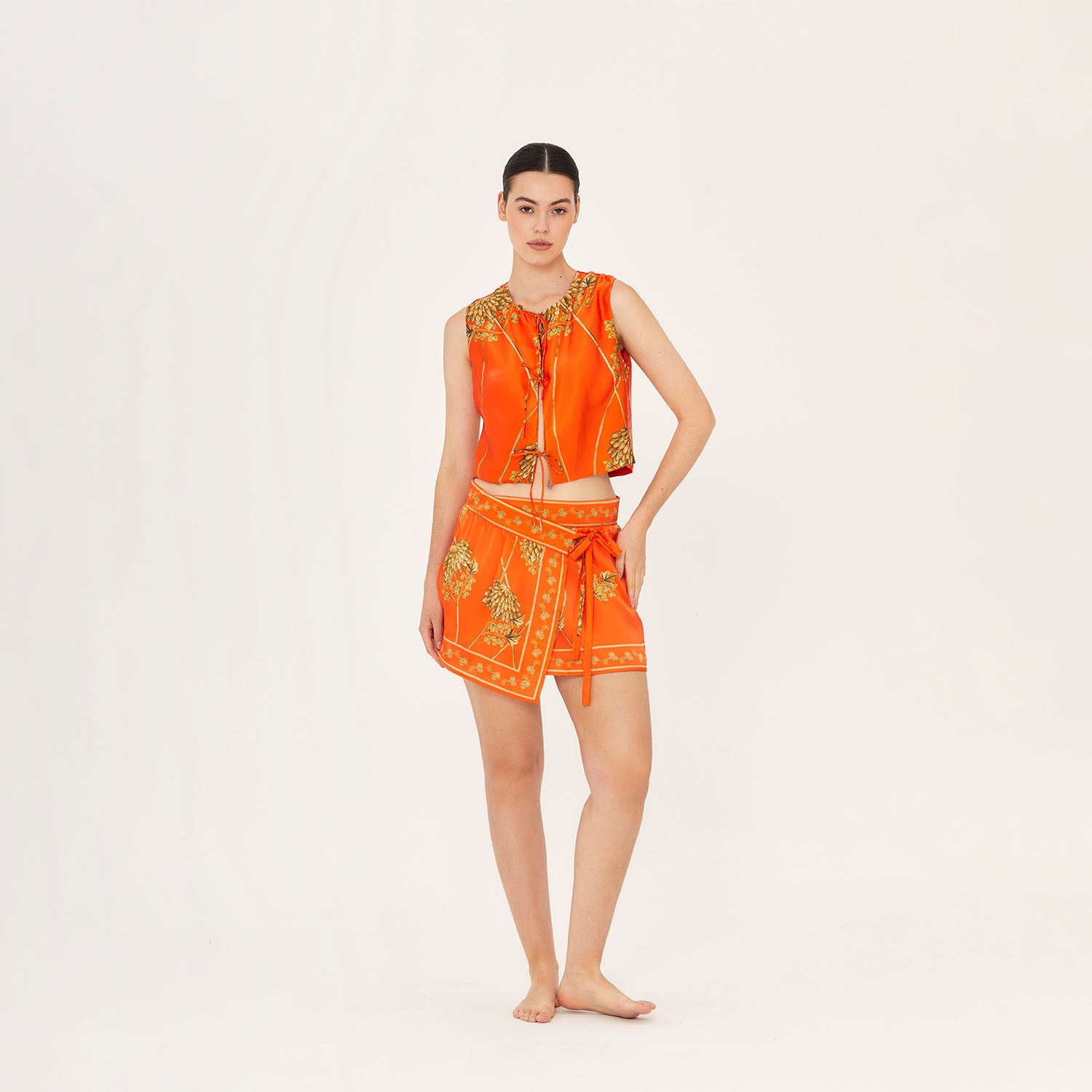 Set Blouse & Mini Skirt