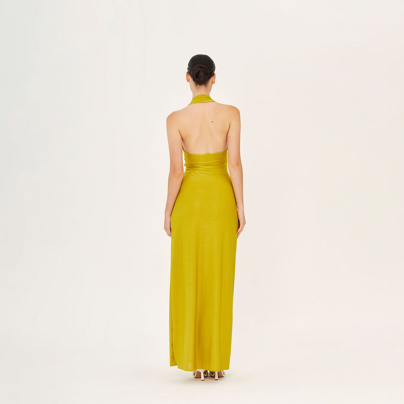 MAXI DRESS  LIME 284