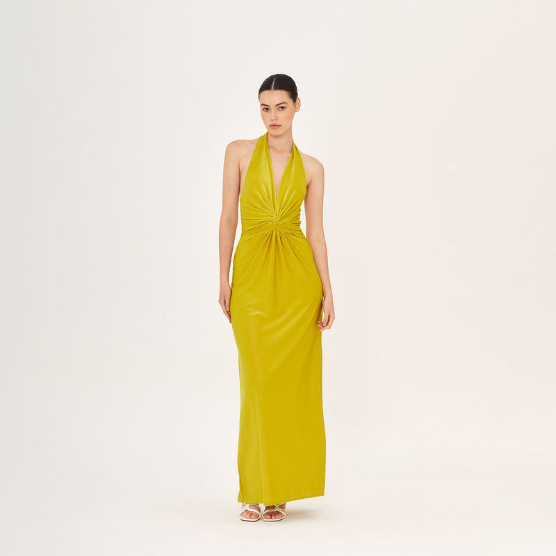 MAXI DRESS  LIME 284