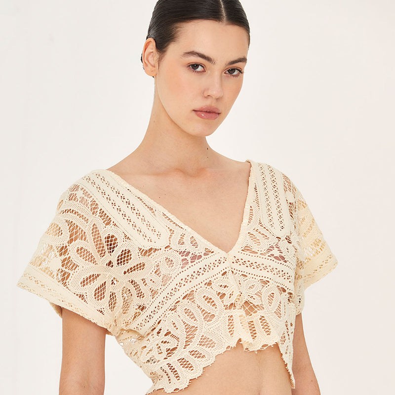 CROP TOP COTTON PA LA PERLE 429