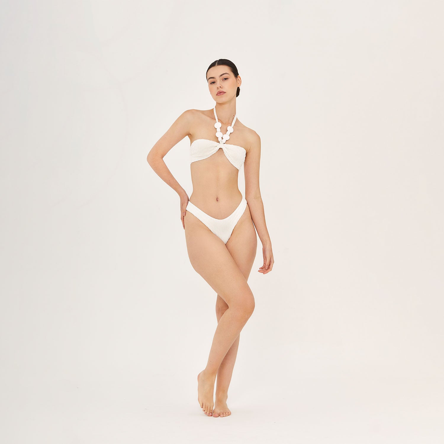 High Leg Bottom Paradis Blanc