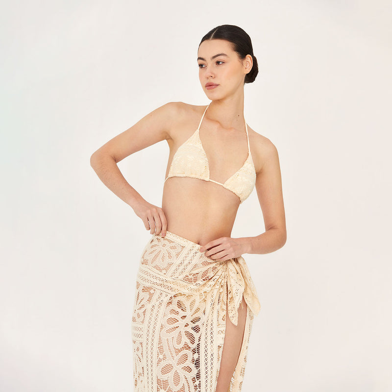 WRAP SKIRT COTTON PA LA PERLE 507