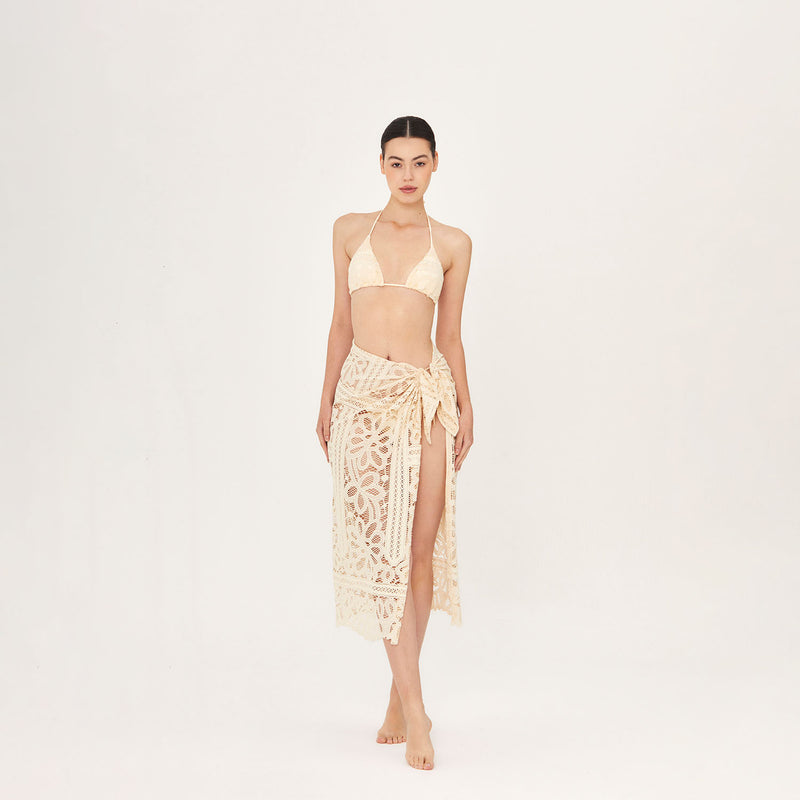 WRAP SKIRT COTTON PA LA PERLE 507