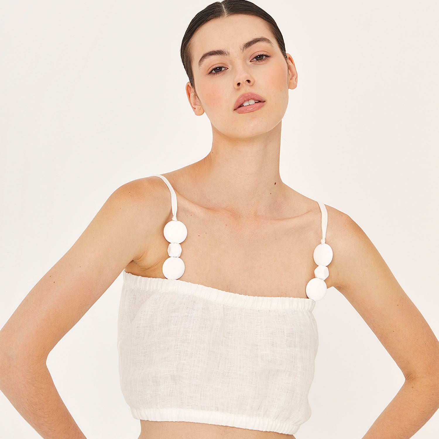 Crop Top Paradis Blanc