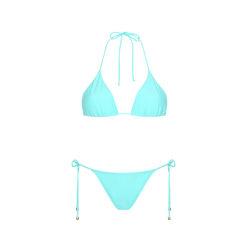 SIDE TIE BOTTOM TURQUOISE 12