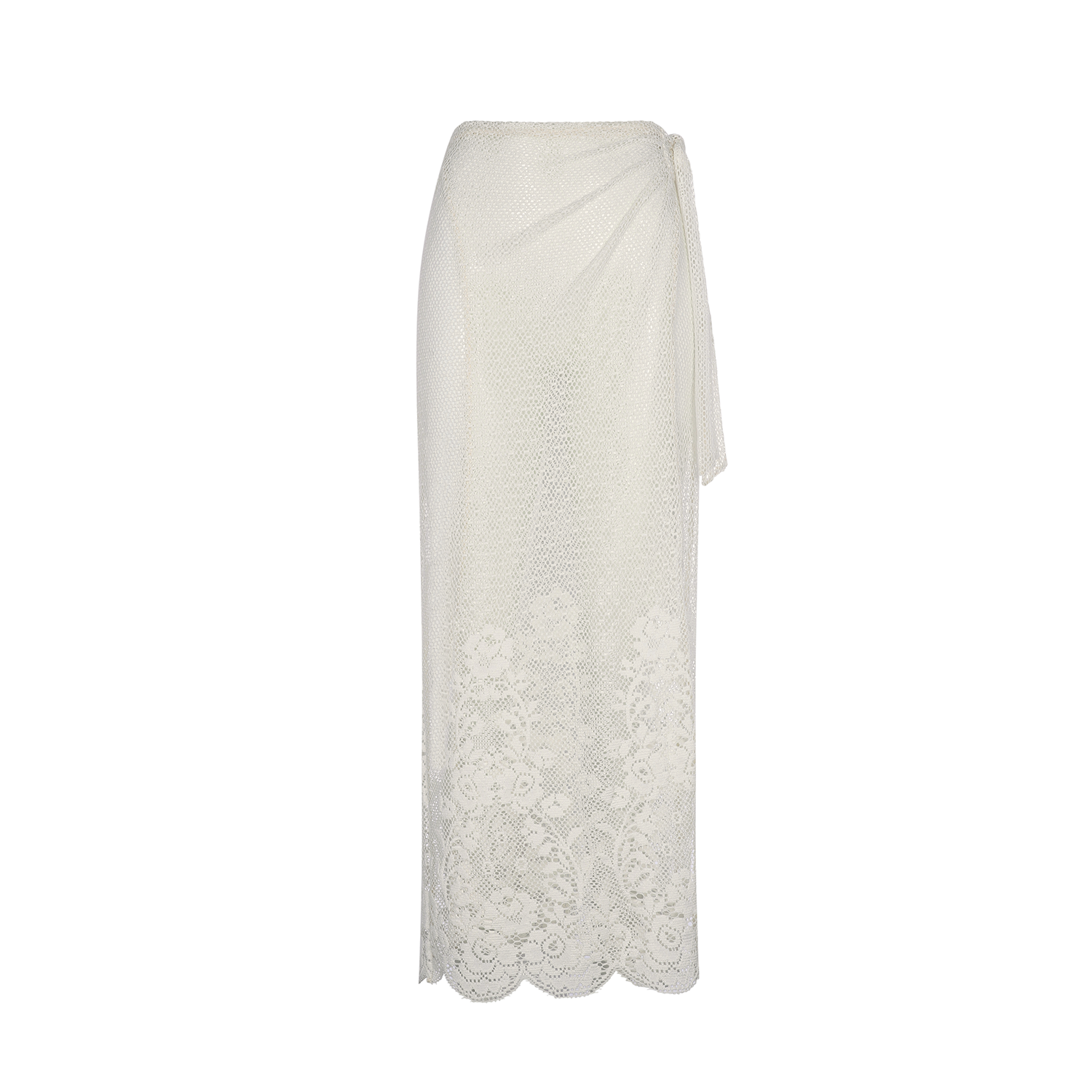 Midi Wrap Skirt Vanilla Mix