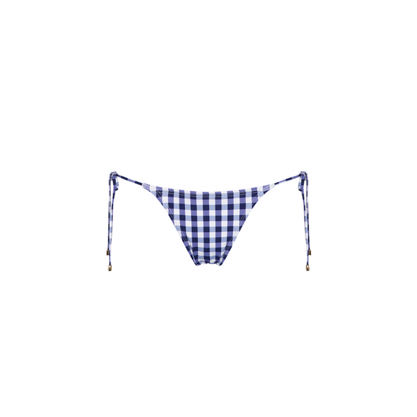 SIDE TIE BOTTOM VICHY BLU 12