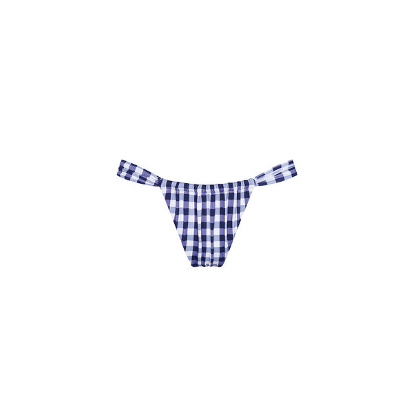 SIDE TIE STRING BOTTOM VICHY BLU 14