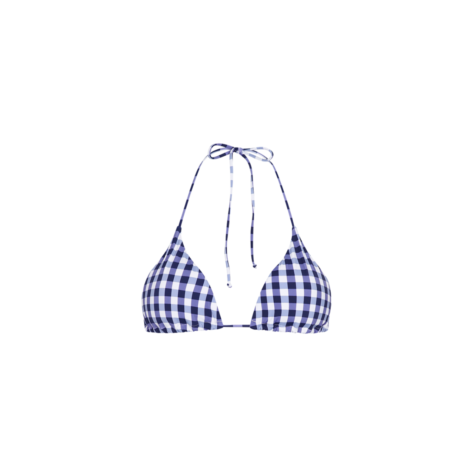 Triangle Top Vichy Blu