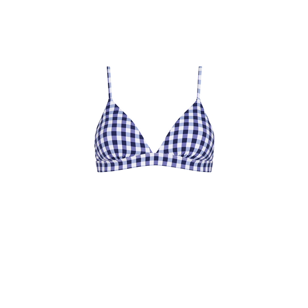 FIXED TRIANGLE TOP VICHY BLU 60