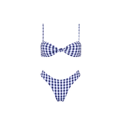 BANDEAU TOP VICHY BLU 90
