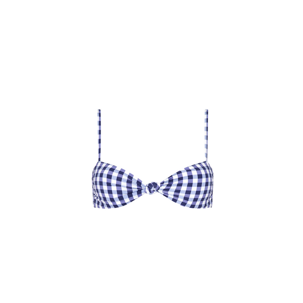 BANDEAU TOP VICHY BLU 90