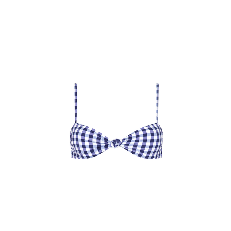 BANDEAU TOP VICHY BLU 90
