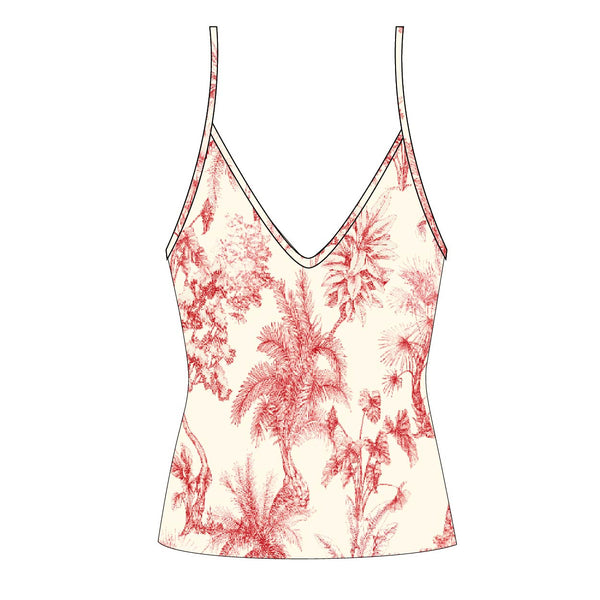 TANK TOP 100% SILK PROVENCE 421